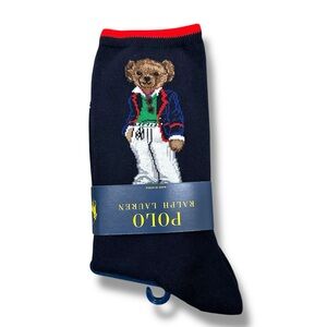 Polo Ralph Lauren Women's Preppy Polo Bear Trouser Black &  Socks FAST SHIP